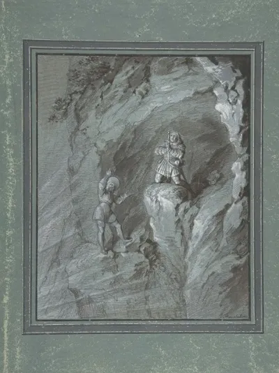 Soldiers In A Cave Receiving Blessings From Heaven 2