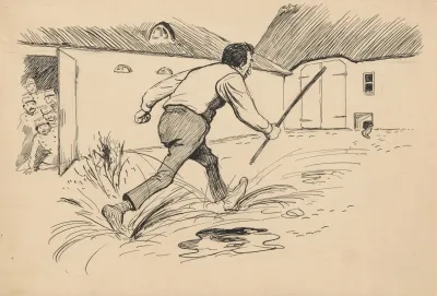 Soldiers In The Barn