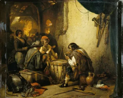 Soldiers Playing Cards 2