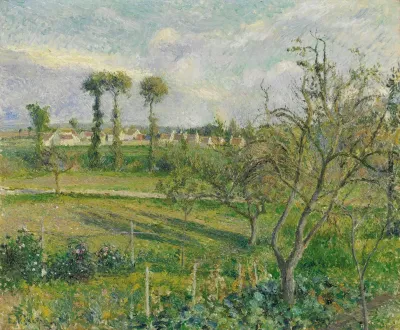 Soleil Couchant Au Valhermeil Auvers Sur Oise