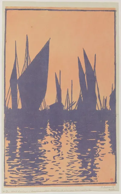 Soleil Couchant Honfleur 3