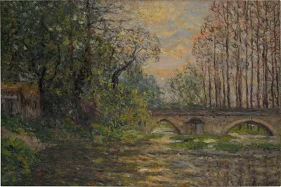 Soleil Couchant Sur Le Loir Lavardin Loir Et Cher