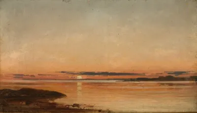 Solnedgang Ved Fredrikstad