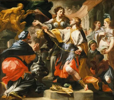 Solomon Worshiping A Pagan God