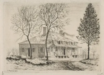 Somerindyck House From Scenes Of Old New York