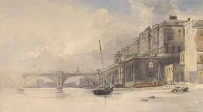 Somerset House And Waterloo Bridge