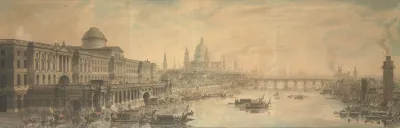 Somerset House Saint Pauls Cathedral And Blackfriars Bridge 2