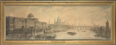 Somerset House Saint Pauls Cathedral And Blackfriars Bridge