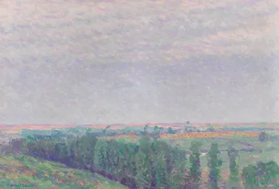 Sommerlandschaft Mit Zypressen