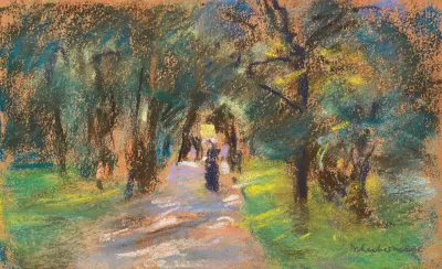 Sommerliche Allee