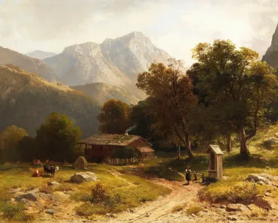 Sommerliche Alpenidylle