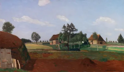 Sommertag Im Moor Erdhutte Im Moor