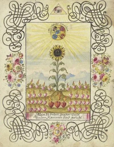 Sonnenblume Mit Goldaufschrift