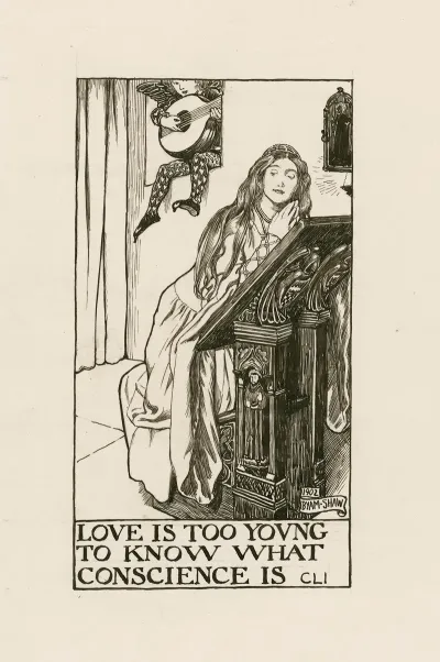 Sonnets Love Is Too Young To Know What Conscience Is