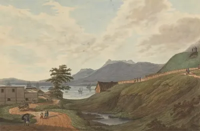 Soongey Lamou Hills Fort Marlborough Benkulen Sumatra 1799