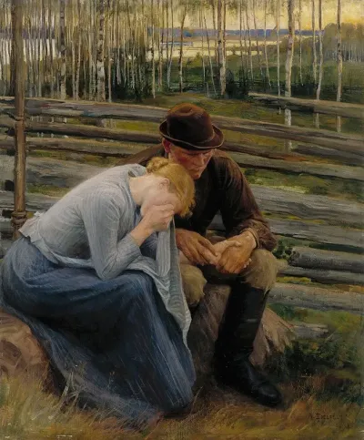 Sorrow Variation Of The Illustration For The Poem At The Fair Of Vernamo