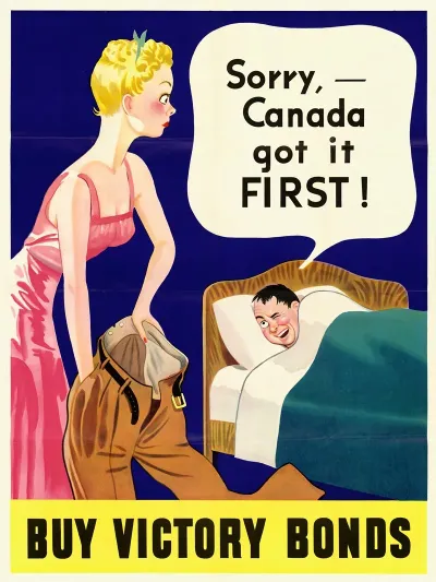 Sorry Canada Got It First Buy Victory Bonds