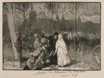 Sortie Du Theatre Du Chatelet