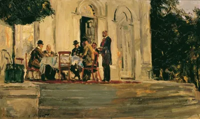 Souper Auf Der Terrasse Der Badenburg Im Nymphenburger Schlospark