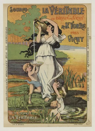 Source La Veritable Du Bassin De Vichy A Saint Yorre Pres Vichy