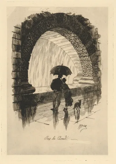 Sous La Cascade