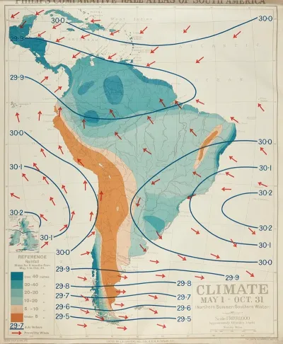 South America Climate May 1 Oct 30 Northern Summer Southern Winter