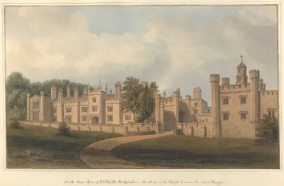 South East View Of Blithfield Staffordshire The Seat Of The Right Honourable Lord Bagot