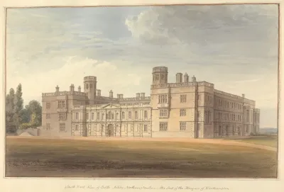 South East View Of Castle Ashby Northamptonshire The Seat Of The Marquis Of Northampton