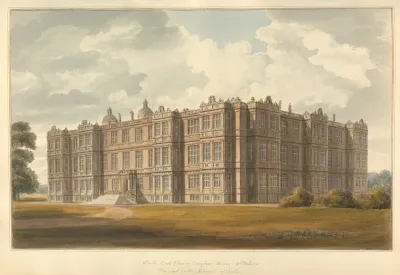 South East View Of Longleat House Wiltshire The Seat Of The Marquis Of Bath