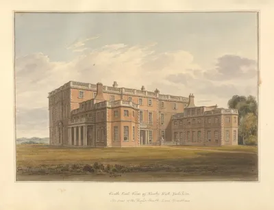South East View Of Newby Hall Yorkshire The Seat Of The Right Honble Lord Grantham