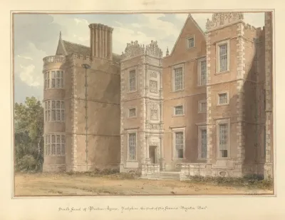 South Front Of Burton Agnes Yorkshire The Seat Of Sir Francis Boynton Bart