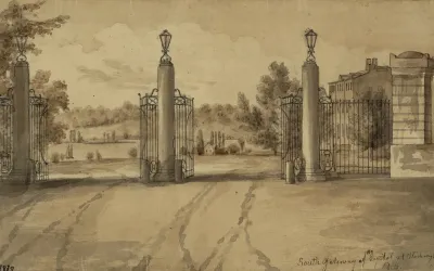 South Gateway Of The Capitol At Washington D C