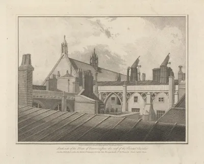 South Side Of The House Of Commons From The Roof Of The Painted Chamber