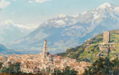 South Tyrol View Of Meran