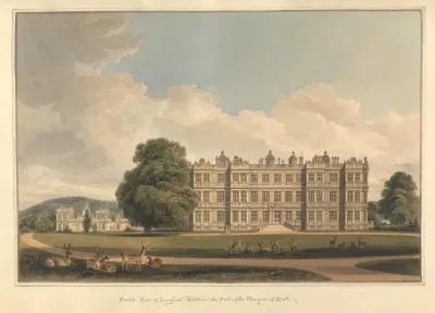 South View Of Longleat Wiltshire The Seat Of The Marquis Of Bath