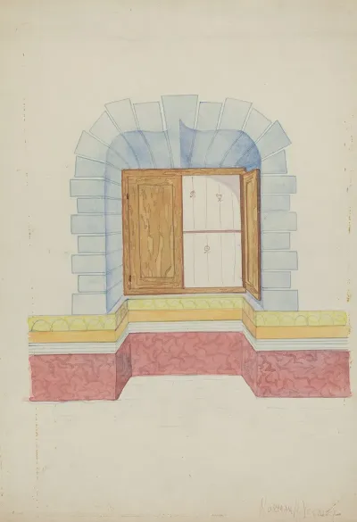 South Wall Of Governors Room At Mission