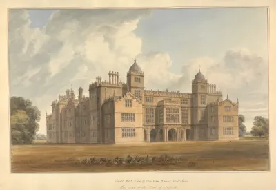 South West View Of Charlton House Wiltshire The Seat Of The Earl Of Suffolk