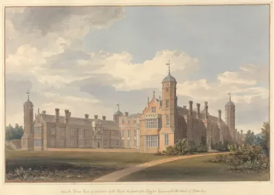 South West View Of Cobham Hall Kent The Seat Of The Right Honourable The Earl Of Darnley