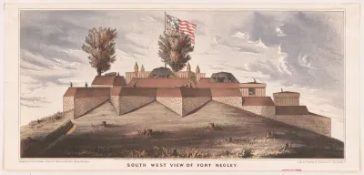 South West View Of Fort Negley