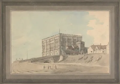 South West View Of Norwich Castle