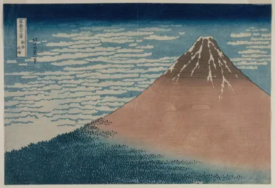 South Wind Clear Sky From The Series Thirty Six Views Of Mount Fuji