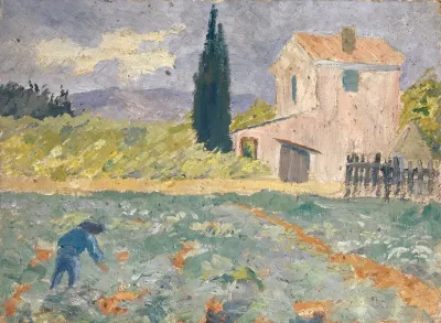 Southern Farm With Field