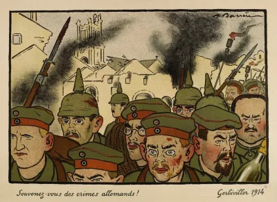 Souvenez Vous Des Crimes Allemands Gerbeviller 1914