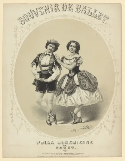 Souvenir De Ballet Polka Bohemienne De Faust