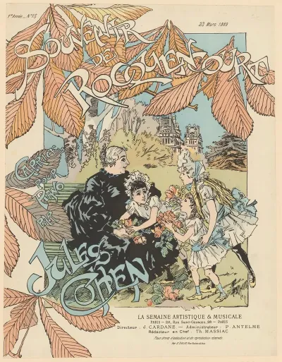 Souvenir De Rocquencourt Caprice Pour Piano Par Jules Cohen