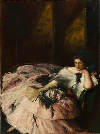 Souvenir Of An International Ball Portrait Of Miss Kathleen Bruce