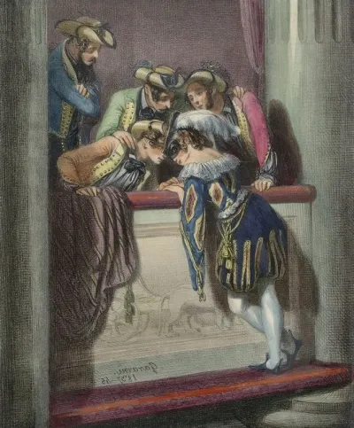 Souvenirs Du Carnaval 1837 45 No 5 La Loge Davant Scen