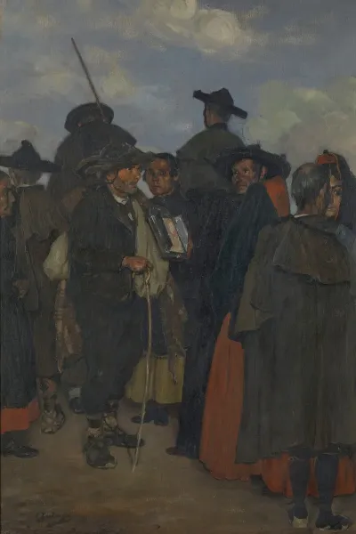 Spaanse Boeren Op De Markt