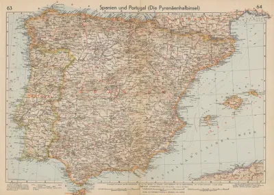 Spanien Und Portugal Die Pyrenaenhalbinsel