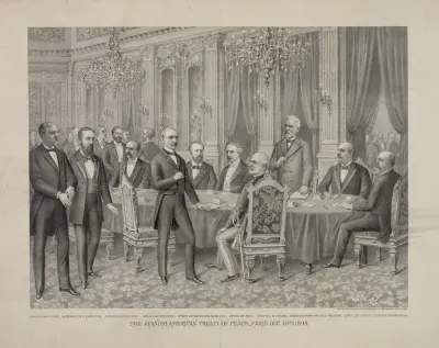 Spanish American Treaty Of Peace Paris Dec 10th 1898